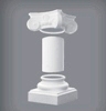 colonnetta ionica liscia in poliuretano C 3001 Classic Style in vendita online da Mybricoshop