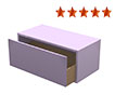 cassetto per sistema modulare Q-box  laminato per scaffalature su misura dalla Bottega di Mastro Geppetto la falegnameria online di Mybricoshop