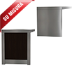 Fianconi per cucina moderno su misura G in acciaio inox in vendita online da Mybricoshop