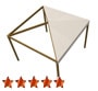  Gazebo in legno quadrato in vendita online da Mybricoshop