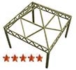 Gazebo tensostruttura reticolare in legno impregnato in autoclave in kit di montaggio in diverse e misure e prezzi in vendita online da mybricoshop