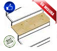 gradini in legno di abete su misura in vendita online da Mybricoshop