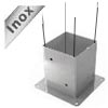 Portapilastro base scatolata acciaio inox_mybricoshop