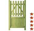 cancello robusto in legno impregnato federica in vendita online da Mybricoshop