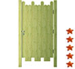 cancello robusto in legno impregnato veronica in vendita online da Mybricoshop