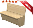 Panca contenitore legno Elegance su misura vendita online mybricoshop