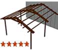 pergola barchessa su misura in legno vendita online mybricoshop.com