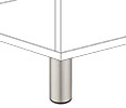 Piedino fisso  in alluminio in vendita online da Mybricoshop