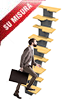 Scala a papera n kit su misura Nestling per spazi ristretti in vendita online da Mybricoshop