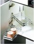 Cestello orientabile in acciaio cromato  per bagni in vendita online
