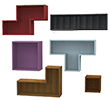 Scaffale Tetris componibile su misura in laminato in vendita online da Mybricoshop