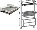 Vaschetta bassa e telaio in alluminio verniciato-per-armadi-cabine-armadio_mybricoshop