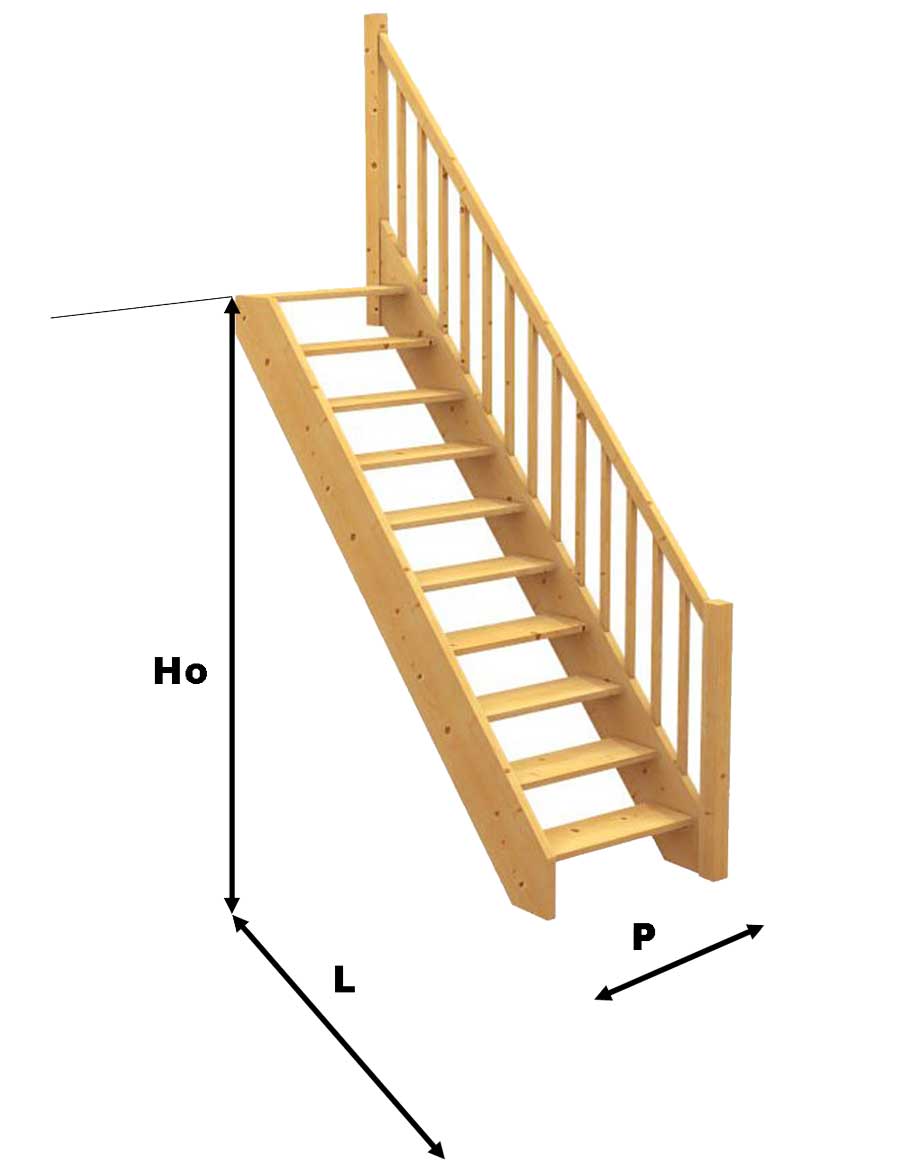 Scala in legno Base