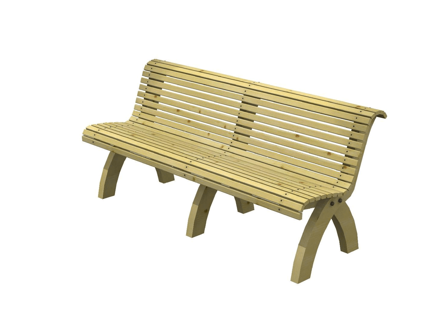 Panchina in legno, modello Luisa_product