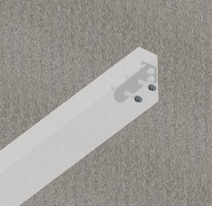 Staffe Inclinabili Con Mini Prisma Rivesto In Argento Da 25 Mm - Foto 2