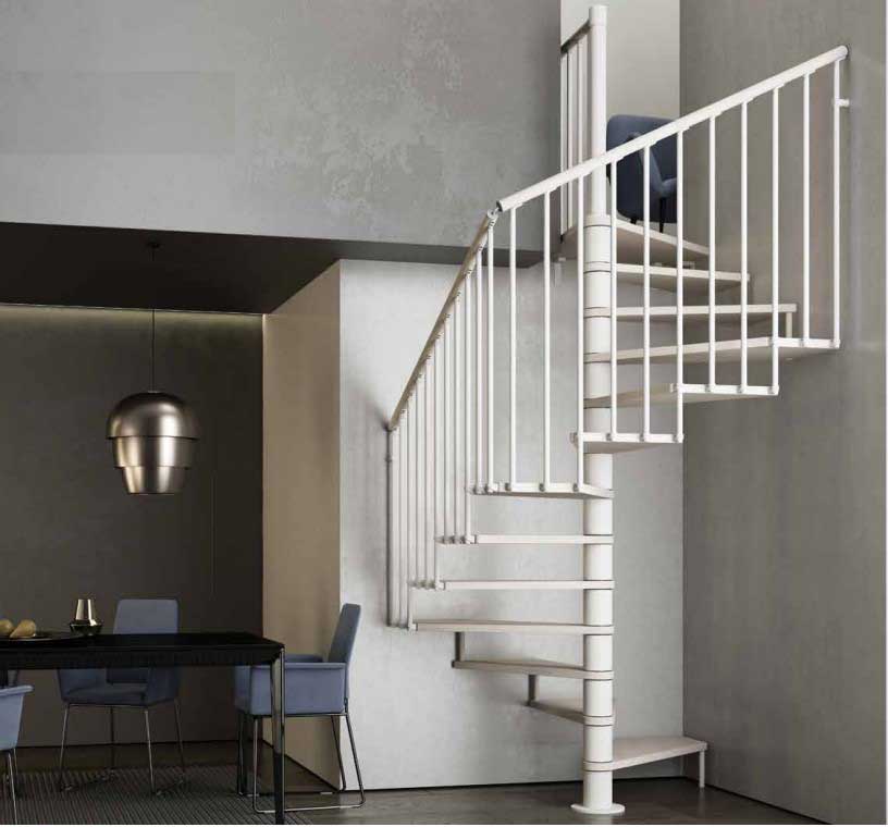 Scala a chiocciola quadrata