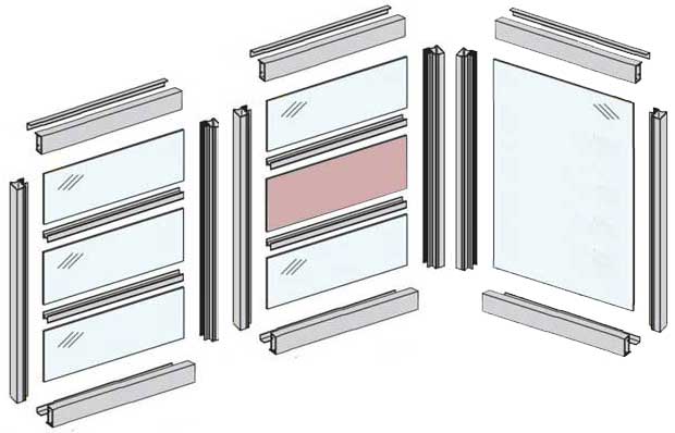 Telai in alluminio per ante scorrevoli in vetro e legno in vendita online da mybricoshop_product_product_product