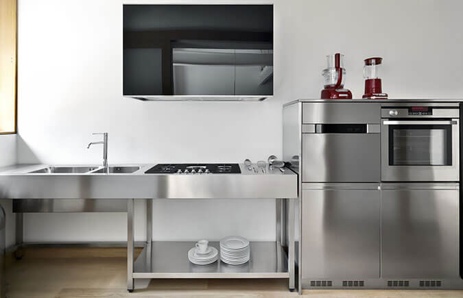 Top per cucine in acciaio INOX negozio online