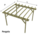 Pergola  Easy Double in Pino lamellare