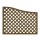 Grigliati su misura in legno sagomato maglia 54 mm modello Ginestra Serie lux