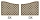 Grigliati su misura in legno sagomato maglia 54 mm modello Ginestra Serie lux