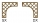 Grigliato su misura in legno per angoli modello Pisa maglia120  mm   Serie lux