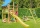 Parco gioco FORT-CLIMB con torretta scivolo altalena e arrampicata_mybricoshop