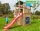 Parco gioco FORT-PLAYHOUSE con torretta scivolo e casetta_mybricoshop
