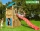 Parco gioco con scivolo  e casetta LODGE-PLAYHOUSE_mybricoshop
