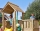 Parco gioco MANSION-CLIMB con torretta scivolo altalena e arrampicata_mybricoshop