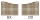 Grigliati su misura in legno sagomato maglia 54 mm modello Ginestra Serie Quadra
