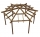 Gazebo - Pergola in legno Hexagonal copertura tegola canadese