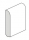 Battiscopa Bauhaus classico e moderno laccato bianco in vendita online da Mybricoshop