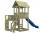 Parco giochi con torretta e scivolo Blue Rabbit Penthouse certificato TUV