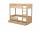 Letto a castello Gioia su misura in legno massello su misura  in vendita online da Mybricoshop