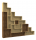 Schiena per scaffale componibili su misura tetris in legno massello in vendita online da Mybricoshop