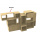 Sistema modulare Q-box mensola abete per scaffalature su misura dalla Bottega di Mastro Geppetto la falegnameria online di Mybricoshop