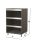 Struttura per cassettiera moderna di cucina con catenaria in alluminio cucina dalla falegnameria online la Bottega di Mastro Geppetto in vendita online da Mybricoshop