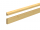 Profilo decorativo battiscoapa in legno a cappello e terminali per zoccolature e boiserie per soffitti in legno di pino in vendita online da Mybricoshop
