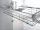 Ripiano fondo estraibile in alluminio e filo d'acciaio cromato estraibile da cucina in vendita online da Mybricoshop