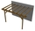 Pergola in legno addossata DOUBLEEASY su misura in vendita online da Mybricoshop