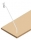 Suppporto reggilibri tirante per mensola in legno per parete attrezzata in vendita online da Mybricoshop