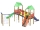 Parco gioco Mini Village con scivolo idoneo per uso pubblico in vendita online da Mybricoshop
