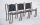 Panchina 3 posti modulare in metallo in vendita online da mybricoshop