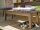 Composizione tavolo e panche stromboli in frassino termotrattato per esterni in vendita online da Mybricoshop