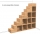 Scala per soppalco Sem in legno in kit per spazi piccoli su misura in vendita online da Mybricoshop
