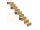 Scala per soppalco Klassica in legno in kit per spazi piccoli su misura in vendita online da Mybricoshop