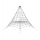 Piramide a rete per arrampicata altezza 350 cm certificata per uso pubblico in vendita online da Mybricoshop