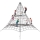 Piramide a rete per arrampicata altezza 500 cm certificata per uso pubblico in vendita online da Mybricoshop
