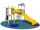 Parco gioco con scivolo per bambini Andry certificato per uso pubblico